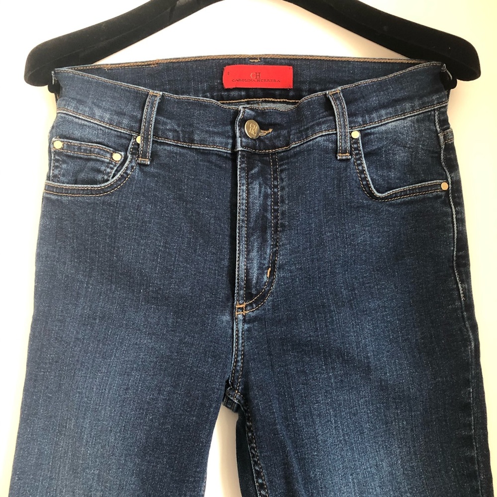 Authentic Carolina Herrera skinny jeans